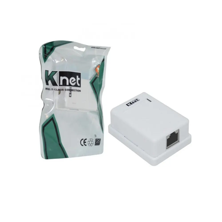 کیستون باکس تک پورت CAT6 برند KNET
